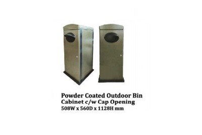 Stainless Steel Bin Square c/w Open Top