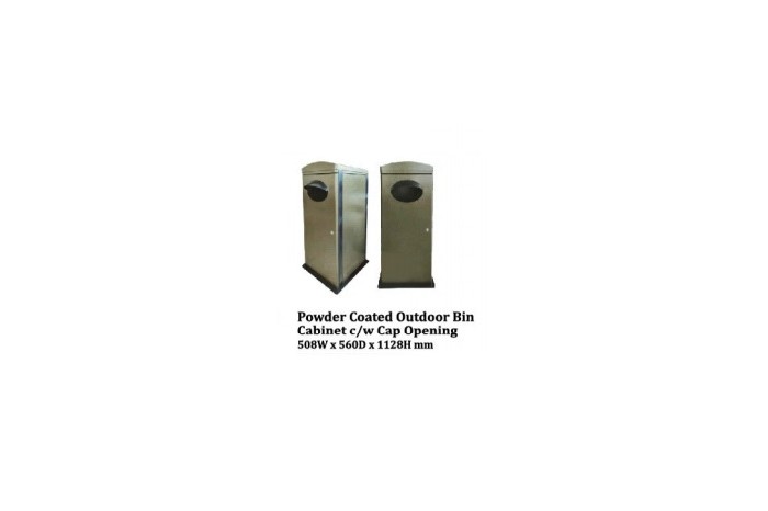 Stainless Steel Bin Square c/w Open Top