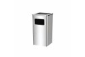 Stainless Steel Bin Rectangular c/w Ashtray Top