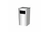 Stainless Steel Bin Rectangular c/w Ashtray Top
