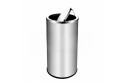 Stainless Steel Bin Round c/w Flip Top