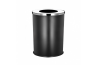 Stainless Steel Bin Round (XL) c/w Open Top (Black Powder Coated)