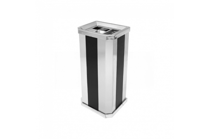 Stainless Steel Bin Round c/w Flip Top (XL)