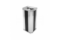 Stainless Steel +Silkscreen Bin Diamond c/w Open Top