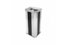 Stainless Steel +Silkscreen Bin Diamond c/w Open Top