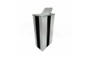 Stainless Steel +Silkscreen Bin Rectangular c/w Flip Top
