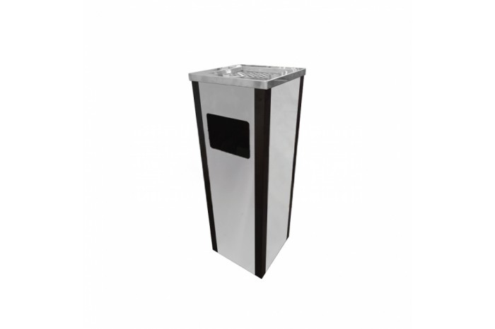 Stainless Steel Bin Round c/w Flip Top (XL)