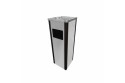 Stainless Steel +Silkscreen Bin Square c/w Ashtray Top