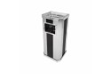 Stainless Steel +Silkscreen Bin Diamond c/w Ashtray Top