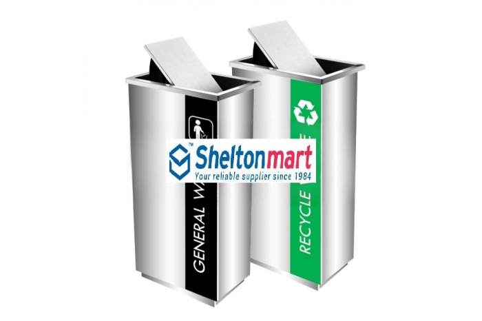 Stainless Steel Rectangular Bin c/w Open Top