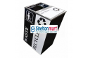 Black Powder Coated Stainless Steel Rectangular Recycle Bin c/w Flip Top (2 IN 1)