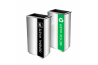 Stainless Steel Rectangular Bin c/w Open Top (2 In 1)