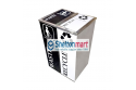 Stainless Steel Rectangular Recycle Bin c/w Flip Top (2 IN 1)
