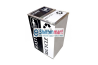 Stainless Steel Rectangular Recycle Bin c/w Flip Top (2 IN 1)
