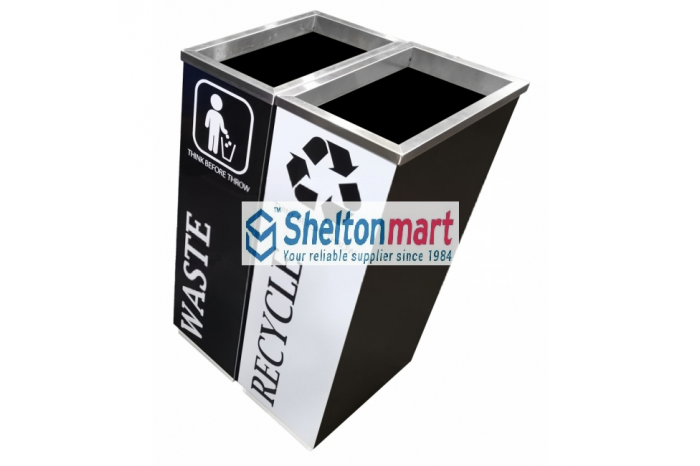 Stainless Steel Rectangular Bin c/w Open Top