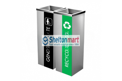 Stainless Steel Square Bin c/w Open Top