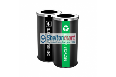 Powder Coated Round Bin c/w Open Top