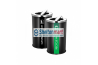 Black Powder Coated Stainless Steel Recycle Bin Round c/w Flip Top (2 In 1)