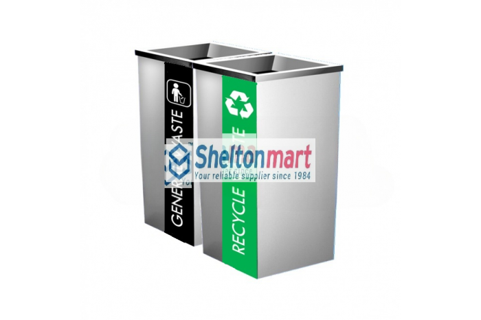 Stainless Steel Bin Square c/w Open Top