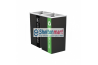 Black Powder Coated Stainless Steel Recycle Bin Square c/w Open Top (2 In 1)
