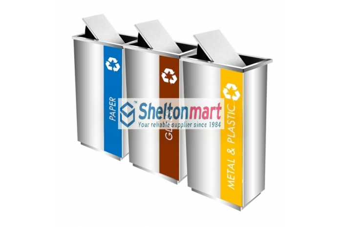 Stainless Steel Rectangular Bin c/w Open Top