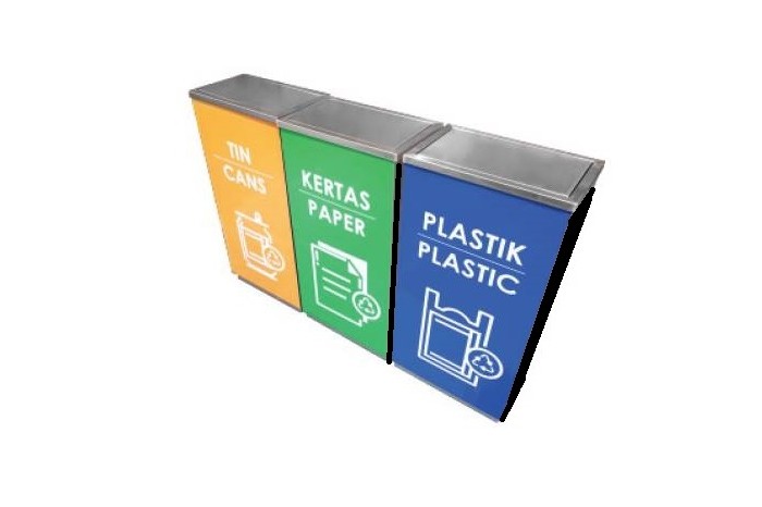 Stainless Steel Rectangular Bin c/w Open Top