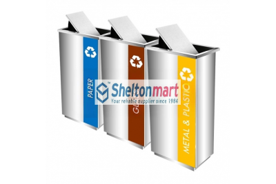 Stainless Steel Rectangular Bin c/w Open Top