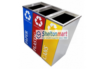 Stainless Steel Rectangular Bin c/w Open Top