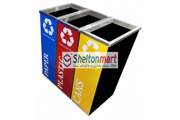 Stainless Steel Rectangular Bin c/w Open Top