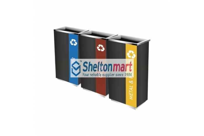 Stainless Steel Rectangular Bin c/w Open Top