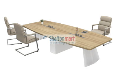 BOAT-SHAPE CONFERENCE TABLE