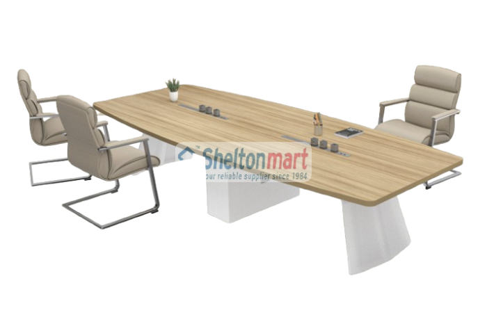 BOAT-SHAPE CONFERENCE TABLE