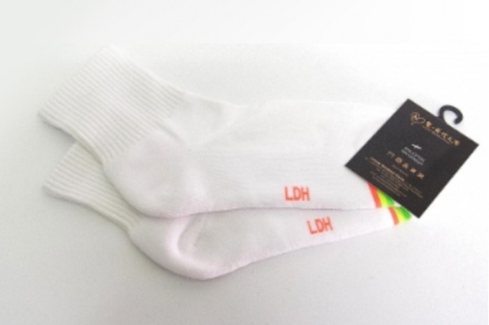 LDH Socks - Long x 5 pairs  x White