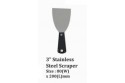 3" Stainless Steel Scraper
