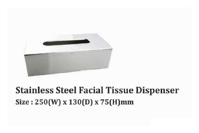 Stainless Steel Facial Tissue Dispenser