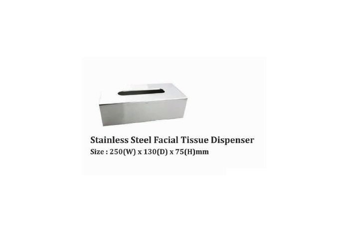 Stainless Steel Facial Tissue Dispenser