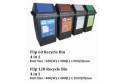 Flip Recycle Bin 4 in 1