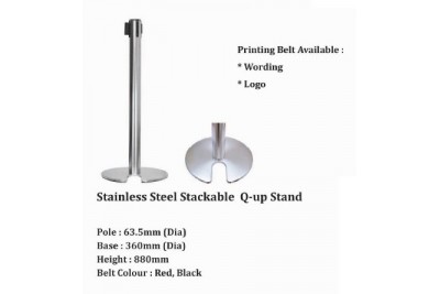 Stainless Steel Stackable Q-up Stand