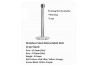 Stainless Steel Retractable Belt Q-up Stand