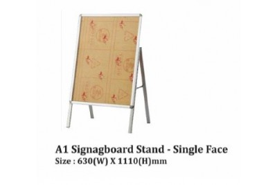 A1 Stainless Steel Signboard Stand