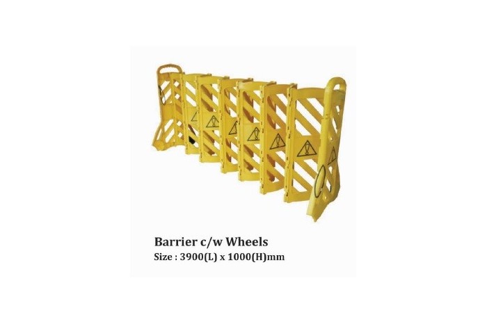 Barrier c/w Wheels