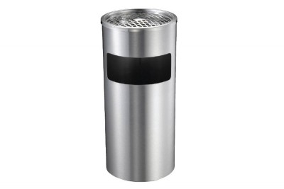 Stainless Steel Bin Round c/w Ashtray Top