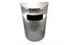 Stainless Steel Bin Semi Round c/w Flat Top