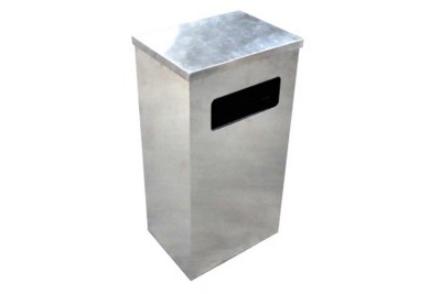 Stainless Steel Bin Rectangular c/w Flat Top