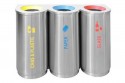 Stainless Steel Recycle Bin Round 3 in 1