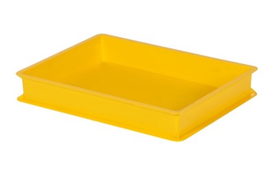 Stackable Food Grade Tray - Yellow