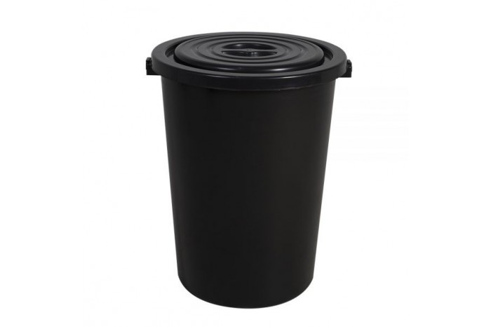 Heavy Duty Pail w/Cover 32Gal (Black)