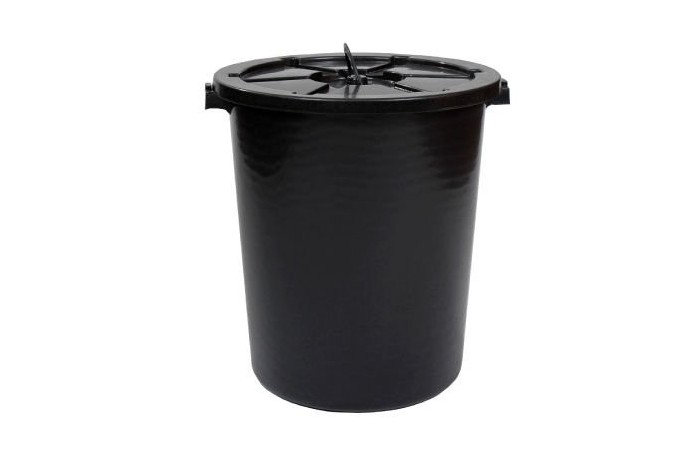 26 Gallon Heavy Duty Pail with Cover (Black)