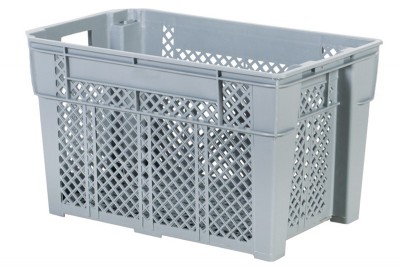 Industrial Stackable Basket - Grey