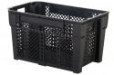 Industrial Stackable Basket - Black